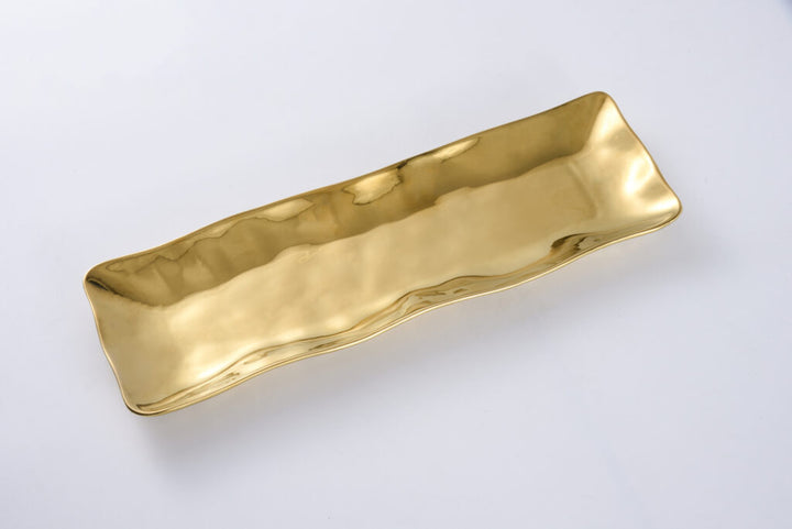 Moonlight Gold Rectangular Server