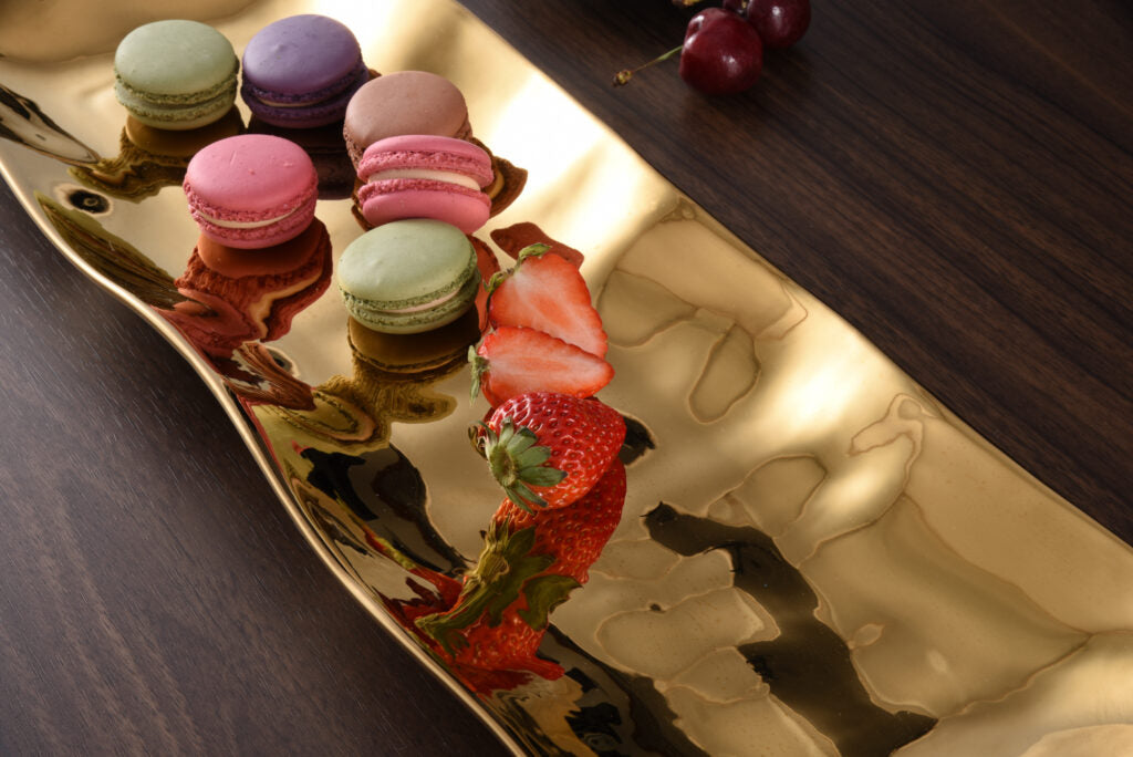 Moonlight Gold Rectangular Server