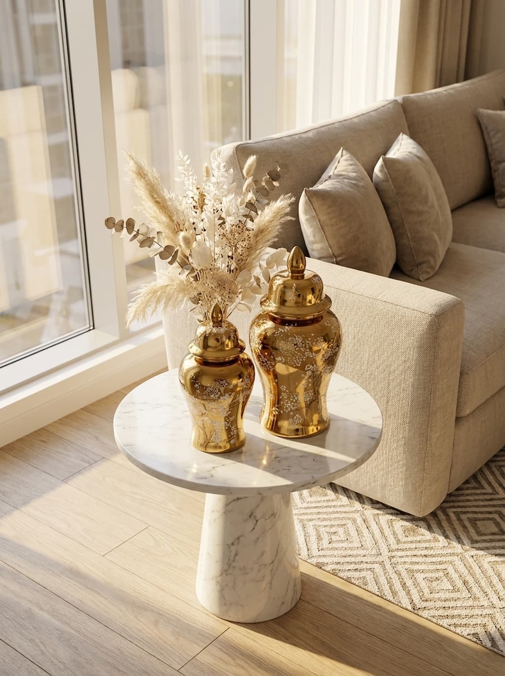 The Ivy Classic Decorative Ginger Jar — Luxury Home Decor — View 6 | Beth & Lily Decor UAE