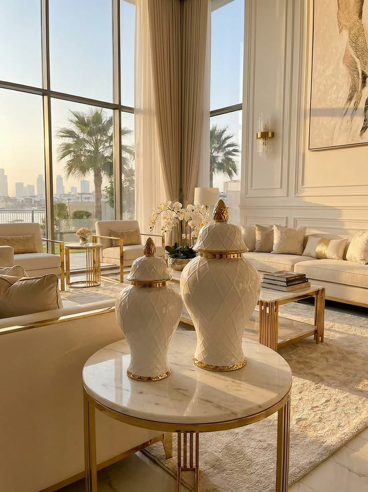 The Lily Luxury Decorative Ginger Jar  — Premium Home Accent — View 6 | Beth & Lily Decor UAE