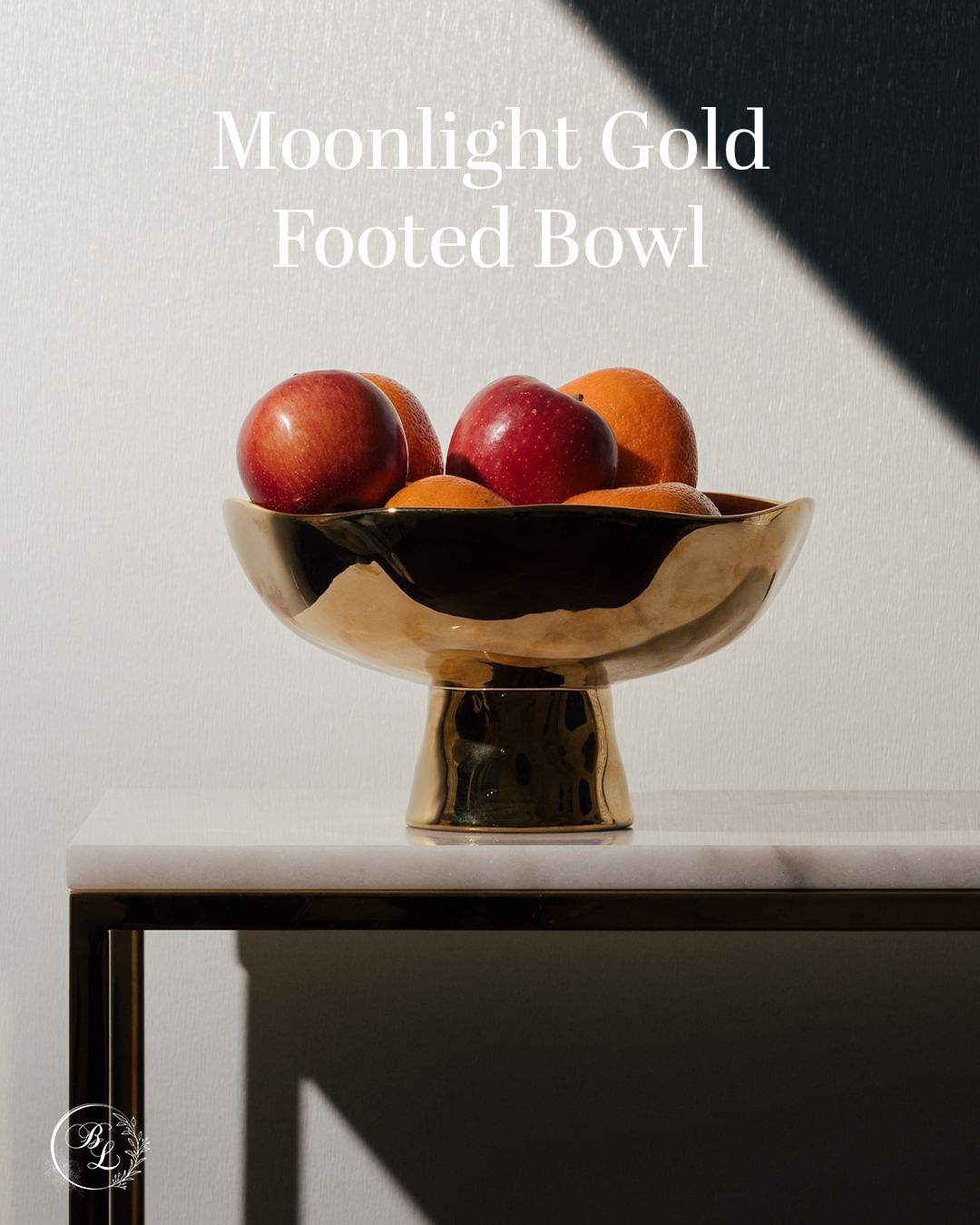 Moonlight Gold Footed Bowl