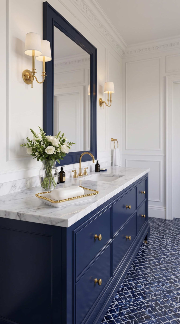 Sienna White and Gold beaded Soap Dish — Premium Bathroom Decor