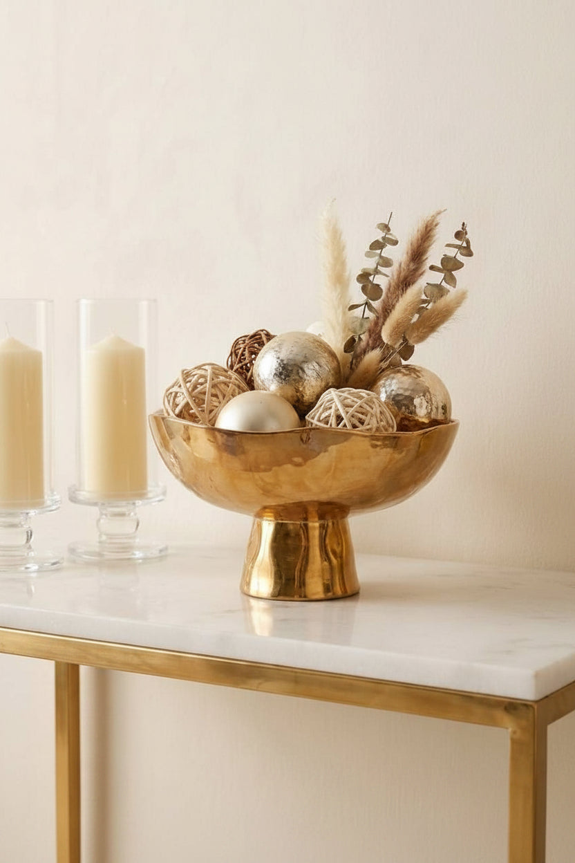 Moonlight Gold Footed Bowl