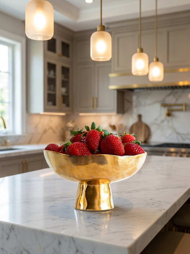Moonlight Gold Footed Bowl