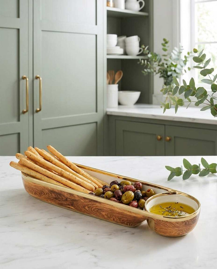 Naya Chip and Dip Server — Luxury Entertaining Piece