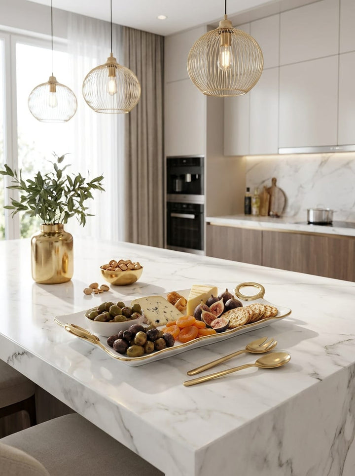 Layla Large Platter — Premium Ceramic Luxury Serving Piece